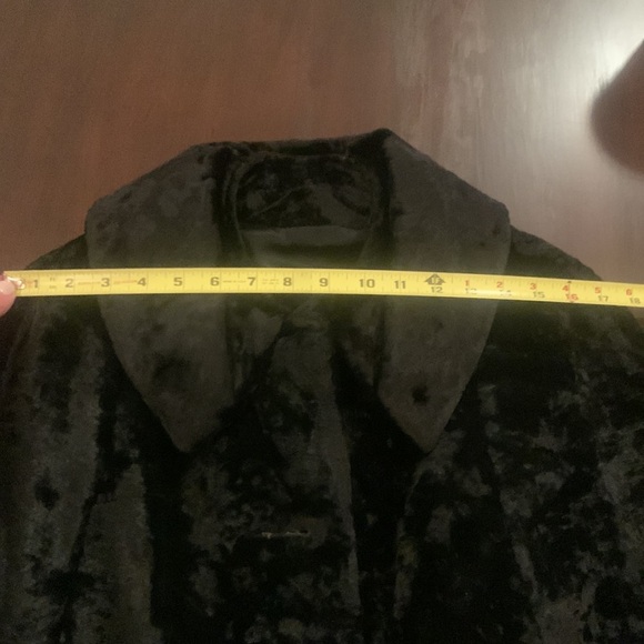 Vintage Niccolini Black Crushed Velvet Gothic Cape Women’s Size S - Picture 17 of 17